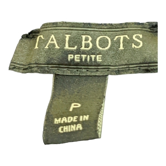 TALBOT'S navy chunky knit mock turtleneck - Picture 2 of 5